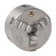 BISON 3-Jaw Lathe Chuck Ø80 mm Cast iron DIN 6350 - Mounted on the back (cylindrical holder) - 3204-80